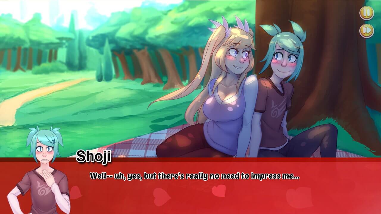 Highschool Romance Visual Novel Game Nutaku