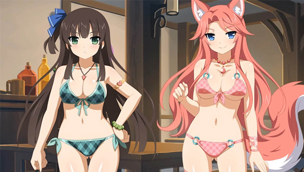 Sexy Anime Neko Girl Swimsuit - Best Adult Catgirl Games!