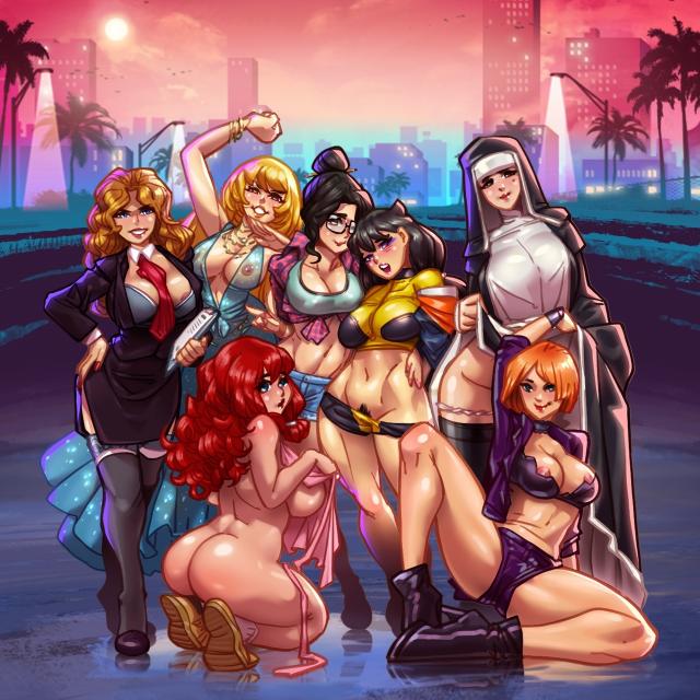 Free Superhero Sex Games - 7 Angels - Dating Sim Sex Game | Nutaku