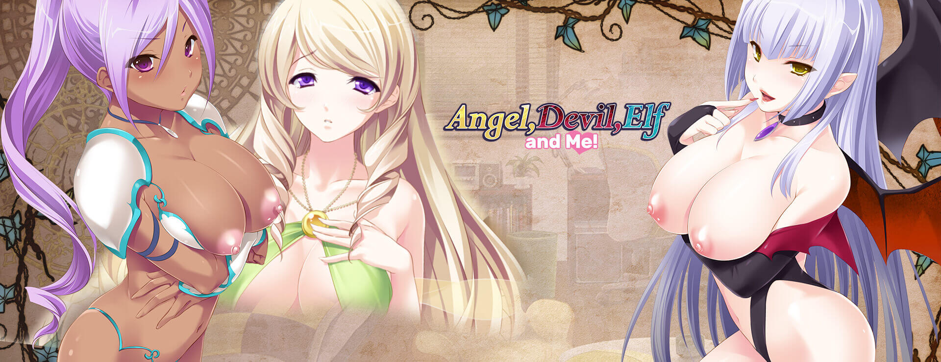 Angel, Devil, Elf and Me! - Visual Novel Game