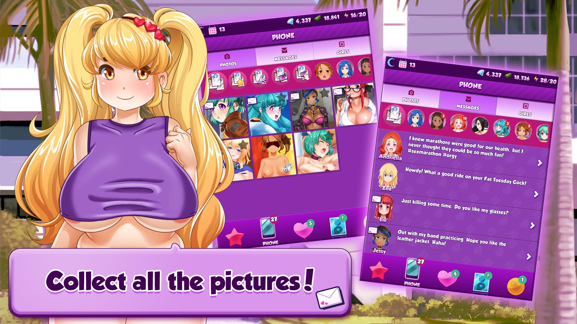 18 Nutaku Booty Calls V 1166 Mod Apk Android - Dark -8496