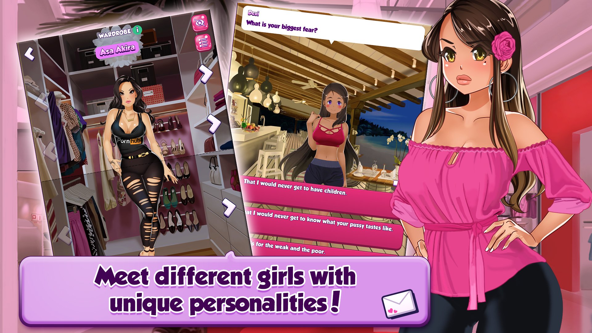 Adult dating sim für android