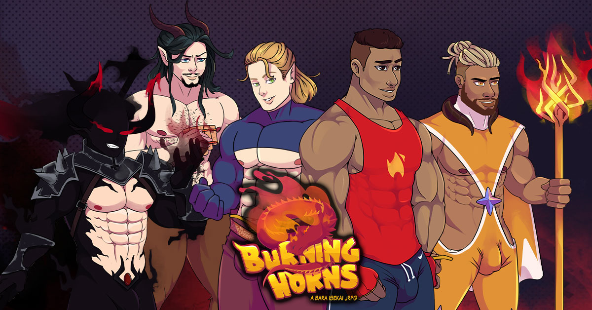 Bara Game Download - Burning Horns: A Bara Isekai JRPG - JRPG Sex Game | Nutaku