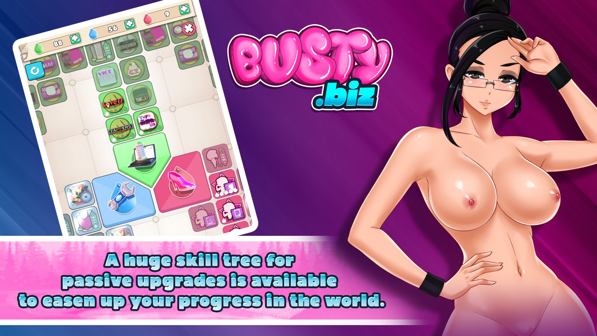 BustyBiz - Simulation Sex Game with APK file | Nutaku