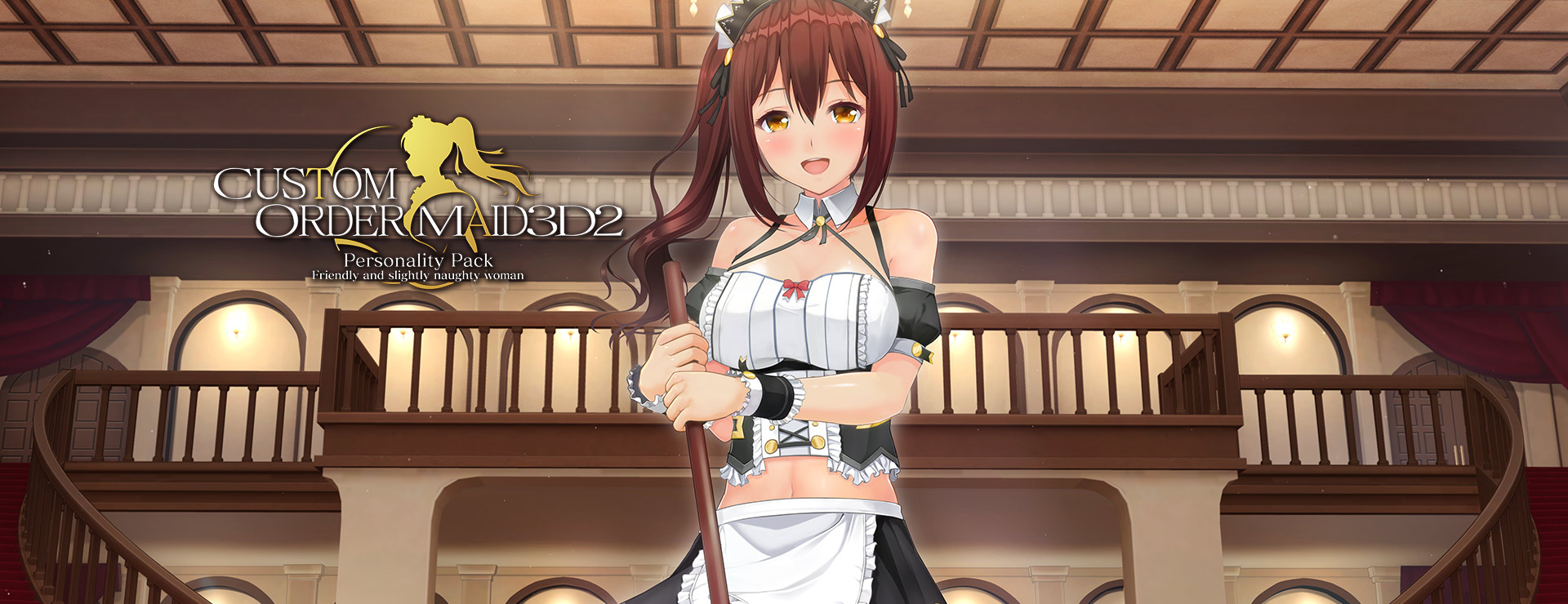 Custom Order Maid 3D2: Friendly and Slightly Naughty Woman DLX Edition - Simulation Jeu