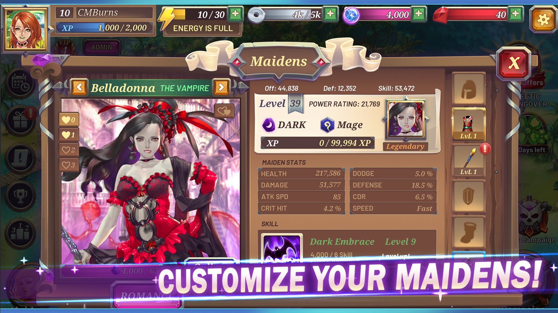 Crystal Maidens Unleashed screenshot