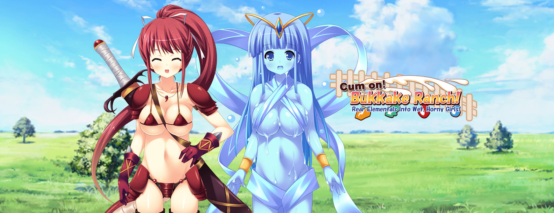 Cum on! Bukkake Ranch! - Visual Novel Game