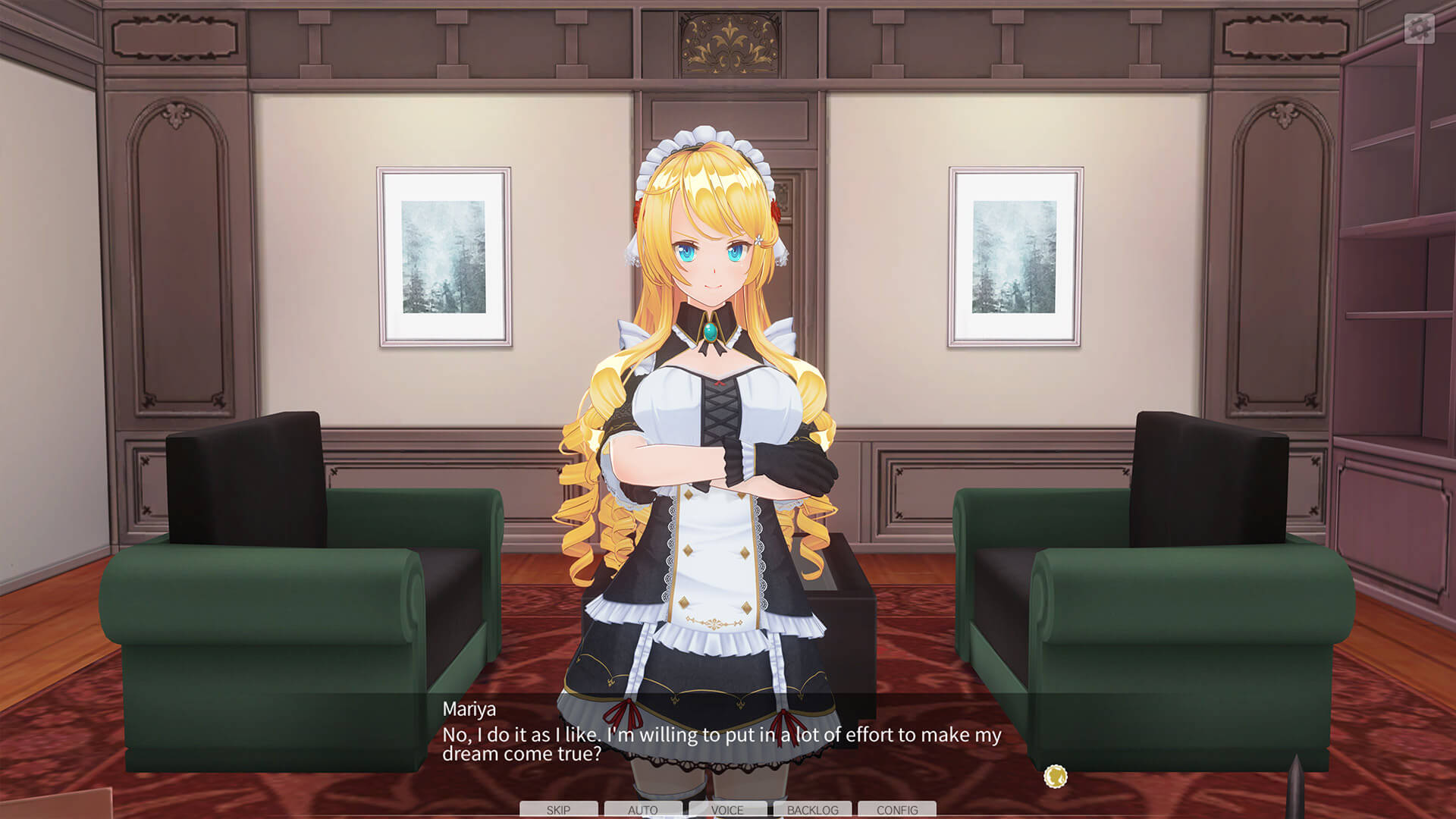 Custom Order Maid 3d2 Overbearing And Preppy Girl Maid Dlc Juego De