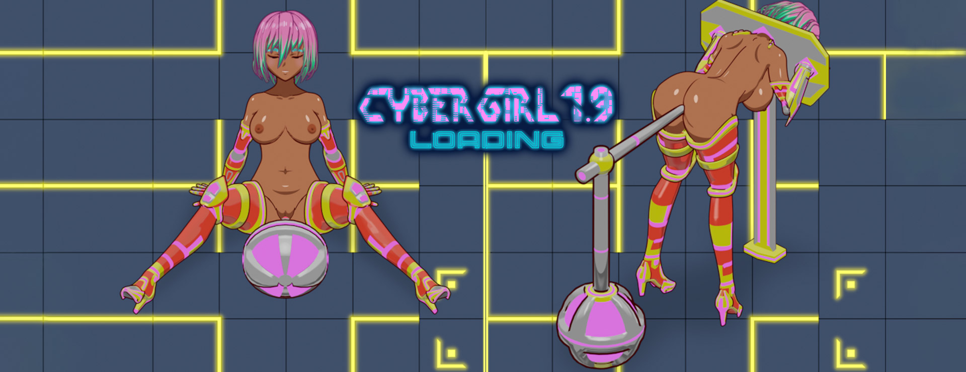 Cyber Girl 1.9 LOADING - Action Aventure Jeu