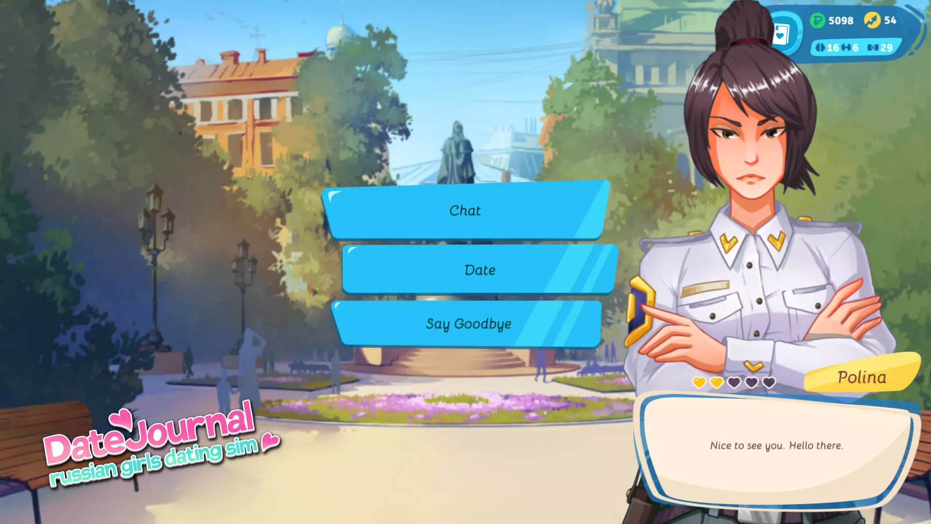 Date Journal: Russian Girls Dating Sim 6