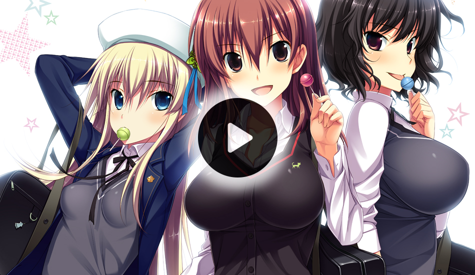 visual-novel遊戲 - Tenioha! : Girls Can Be Pervy Too!