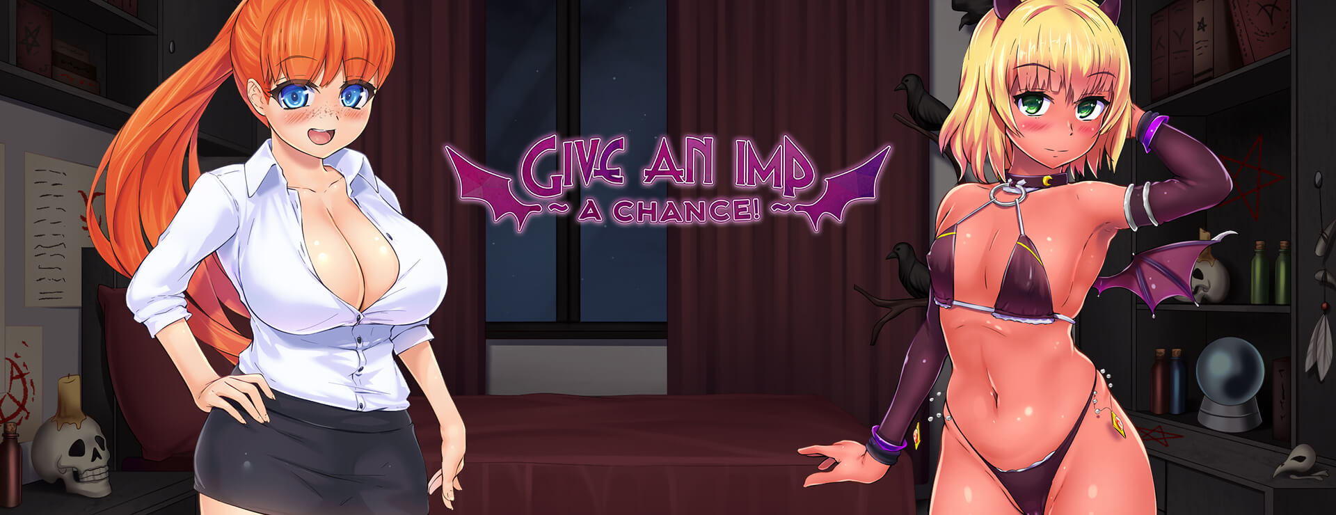 Give an Imp a Chance! - Novela Visual Juego