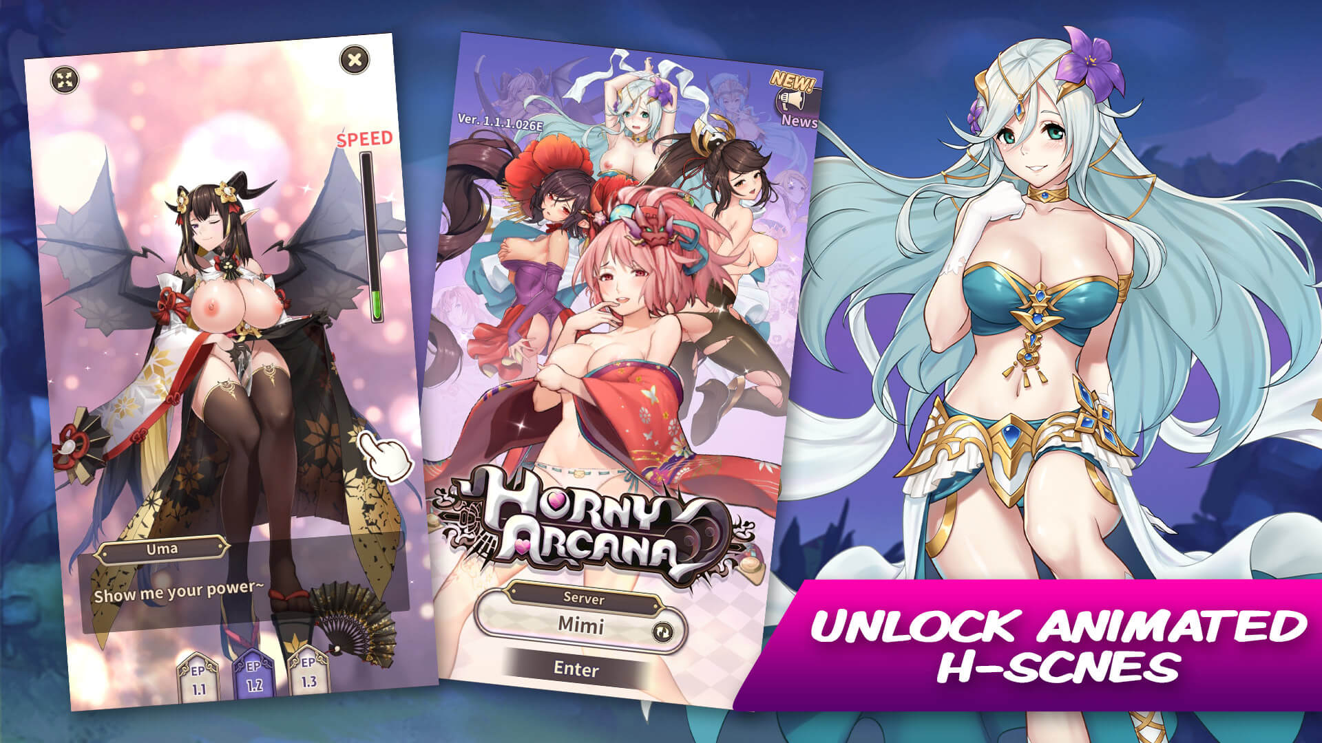 Horny Ladies And The News Hentai - Horny Arcana - Turn Based RPG Sex Game | Nutaku