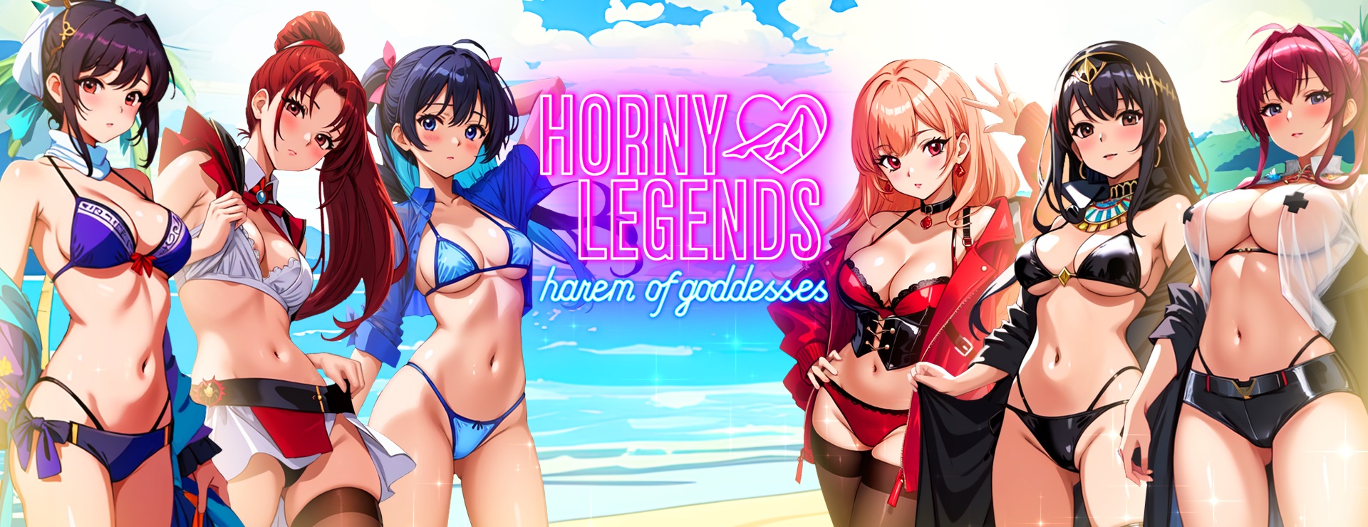 Horny Legends: Harem of Goddesses - Karty Gra