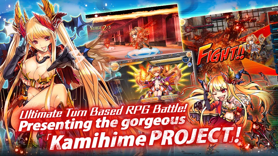 Kamihime PROJECT RPG Gry online Nutaku