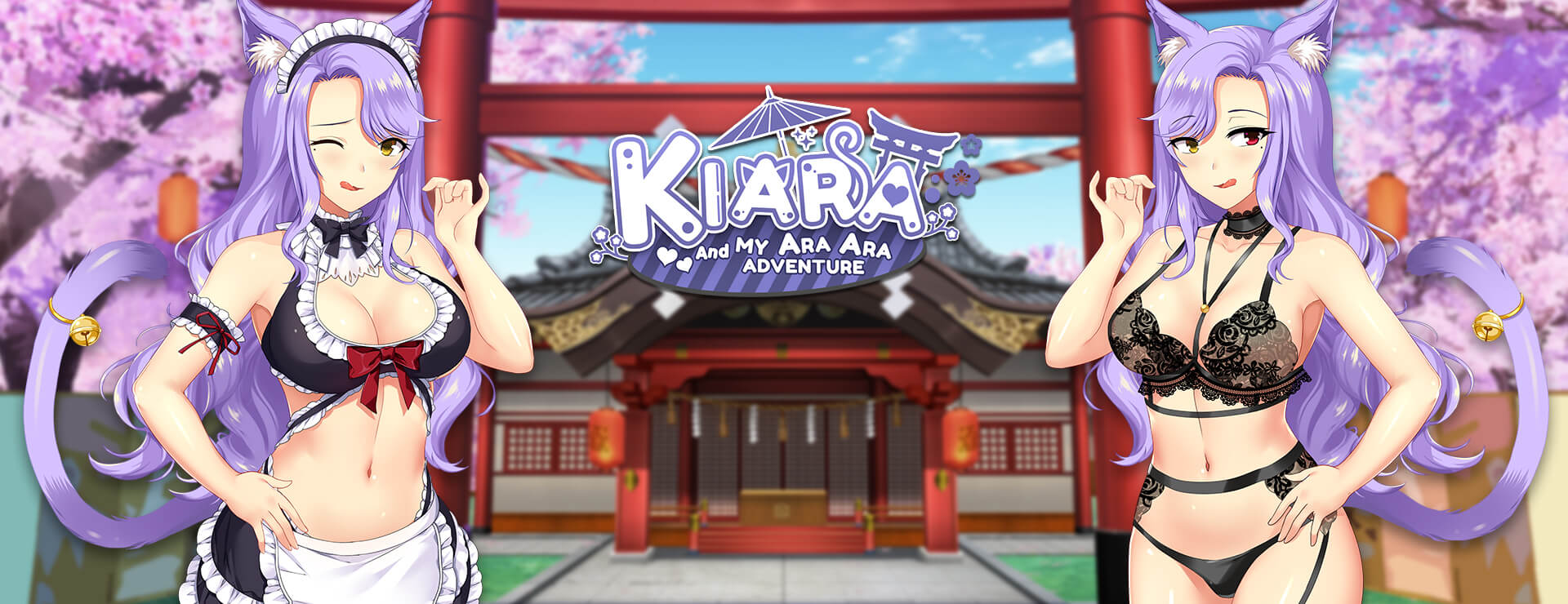 Kiara and my Ara Ara Adventure - Visual Novel Game