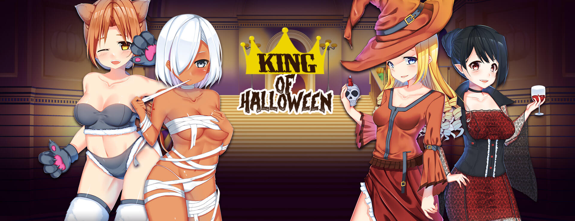 King of Halloween - Novela Visual Juego