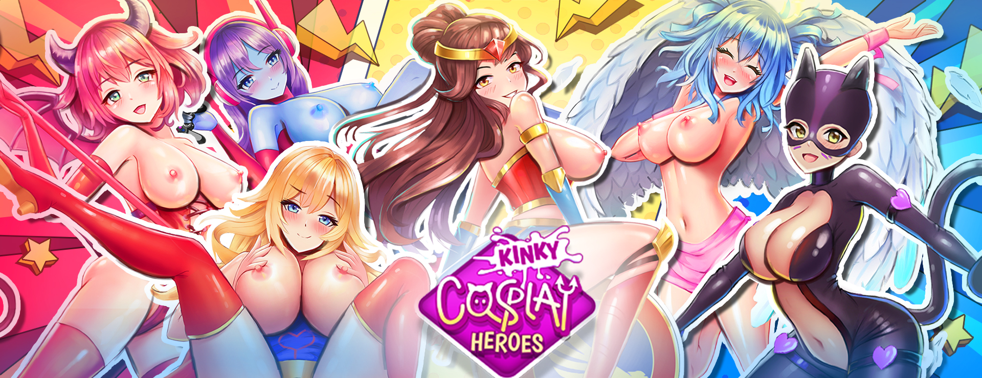 Kinky Cosplay Heroes - Zwanglos  Spiel