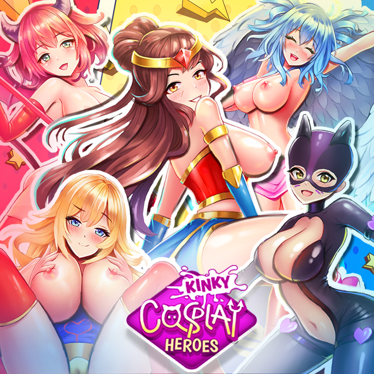 Kinky Cosplay Heroes - Idle Sex Game with APK file | Nutaku