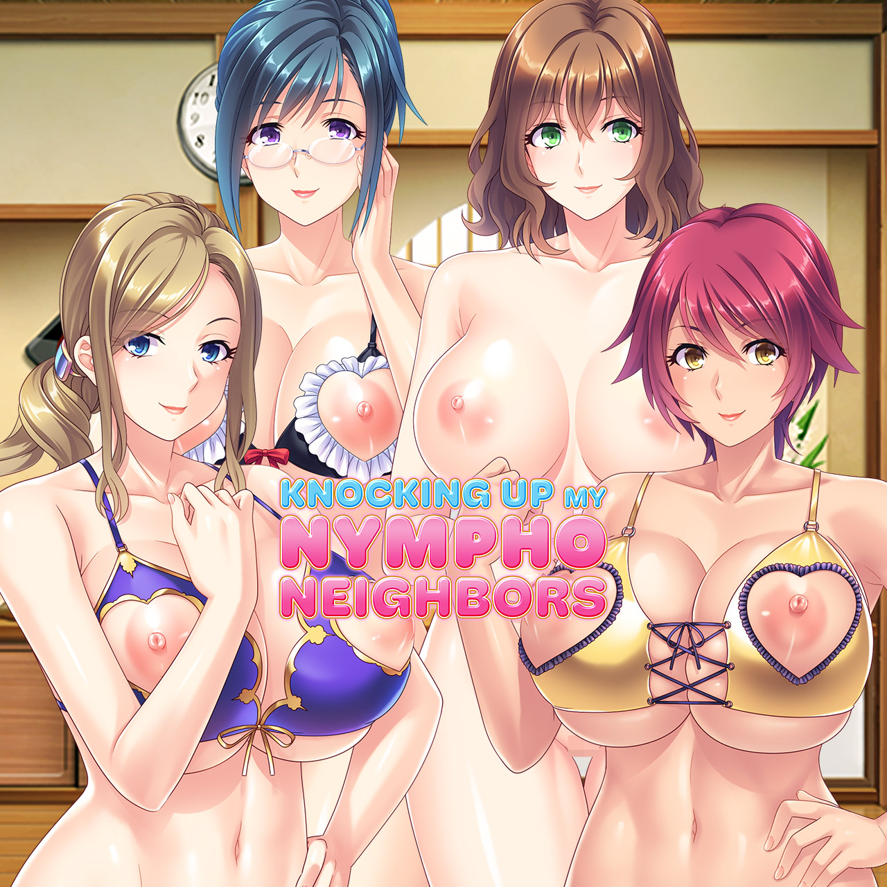 Knocking up my Nympho Neighbors - Visual Novel Sex Game | Nutaku