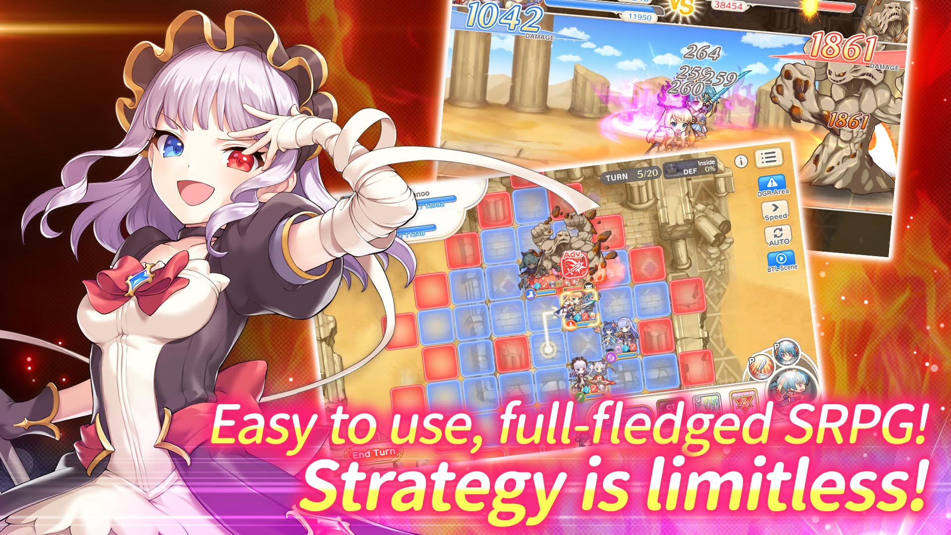 玩 turn-based-rpg 游戏 - Legeclo: Legend Clover 在 Nutaku turn-based-rpg游戏 - Legeclo: Legend Clover