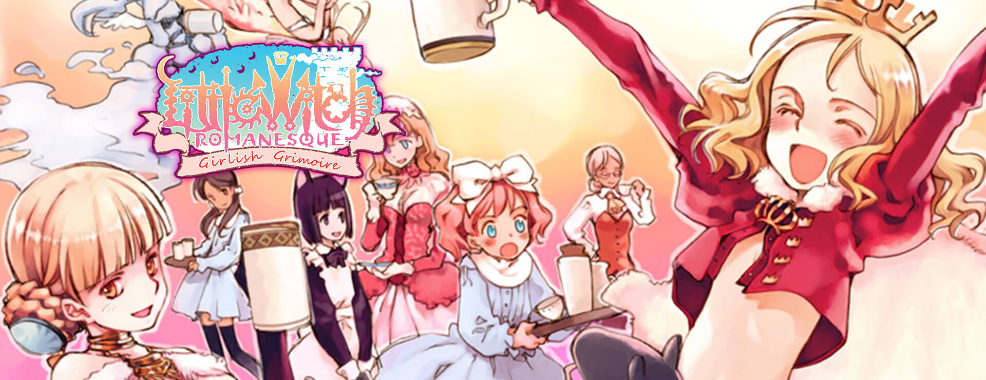 Girlish Grimoire Littlewitch Romanesque - Roman Visuel Jeu