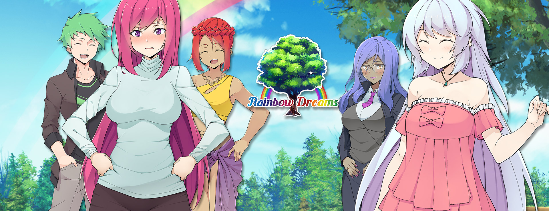 Rainbow Dreams - Visual Novel Game