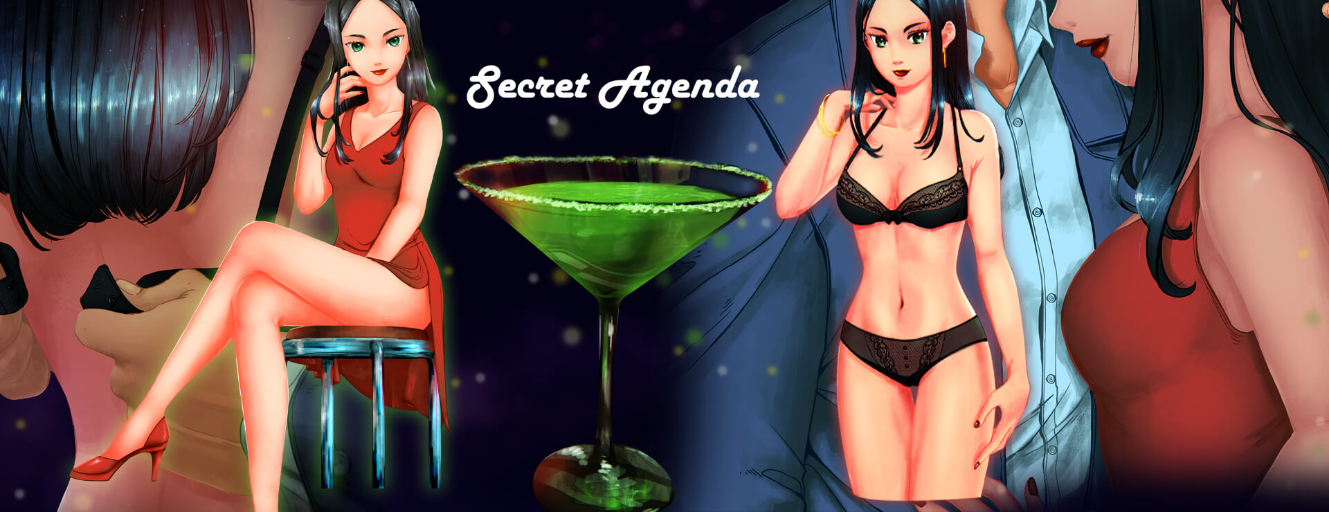 Secret Agenda - ビジュアルノベル ゲーム