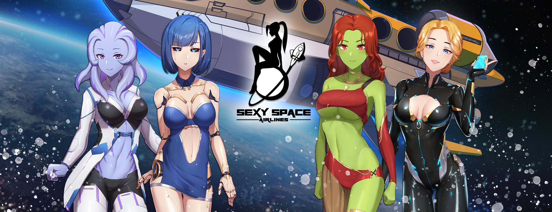 Sexy Space Airlines Game - Przygodowa akcji Gra