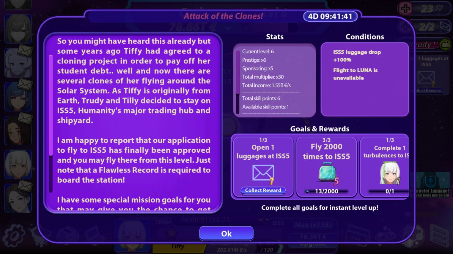 Sexy Space Airlines screenshot