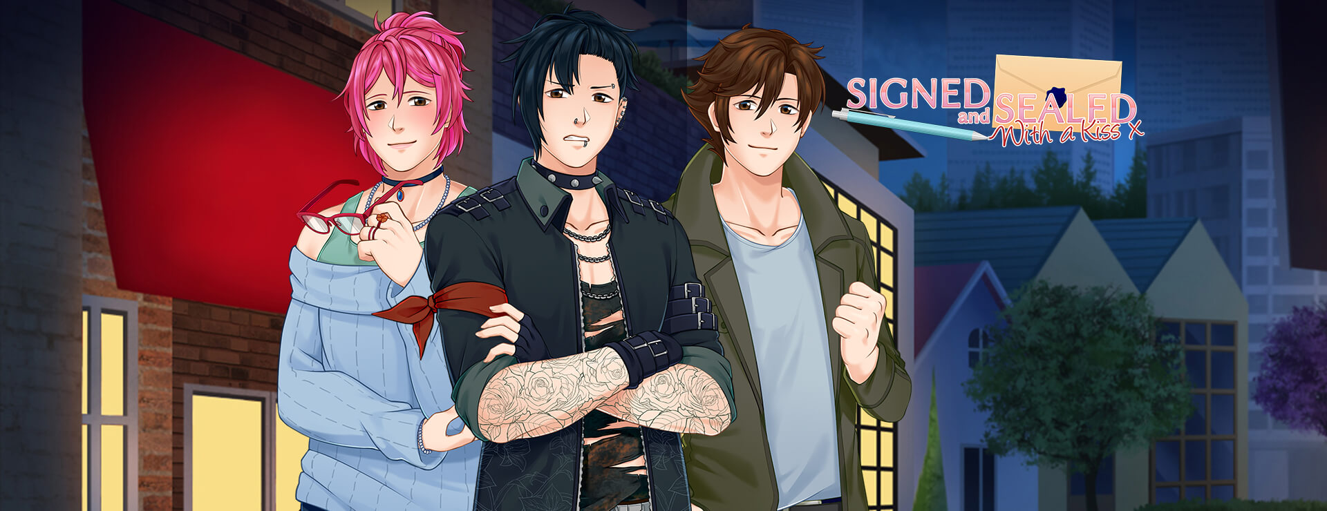 Signed and Sealed With a Kiss - Visual Novel Game