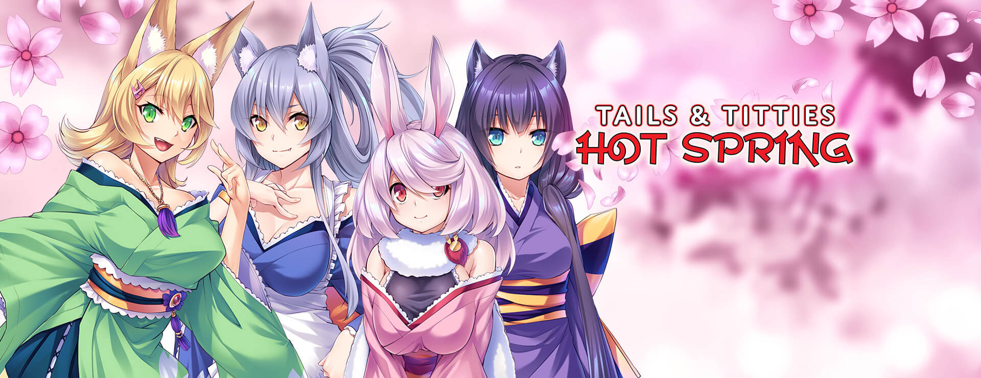 Tails & Titties Hot Spring - 虚拟小说 遊戲