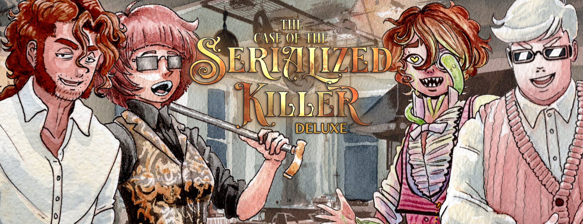 The Case of the Serialized Killer Deluxe - Visual Novel Game