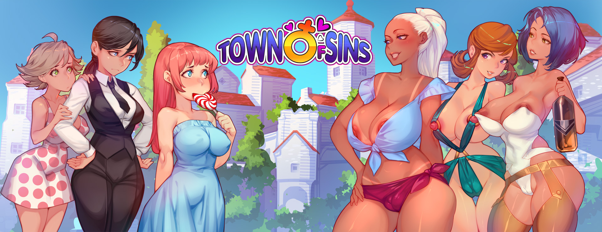 Town of Sins - Kartenspiel  Spiel