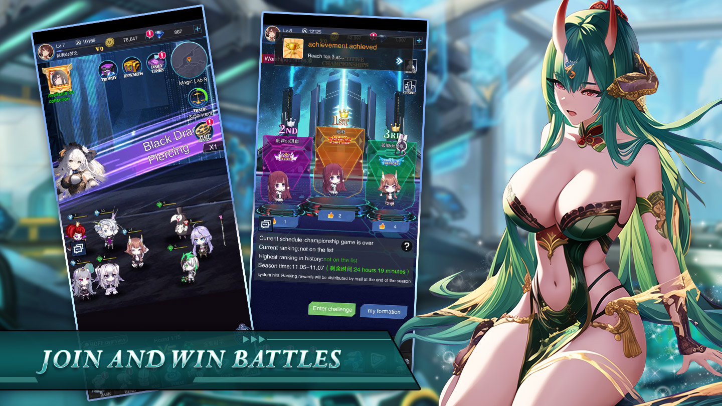 Warrior Maidens: Idle Command screenshot