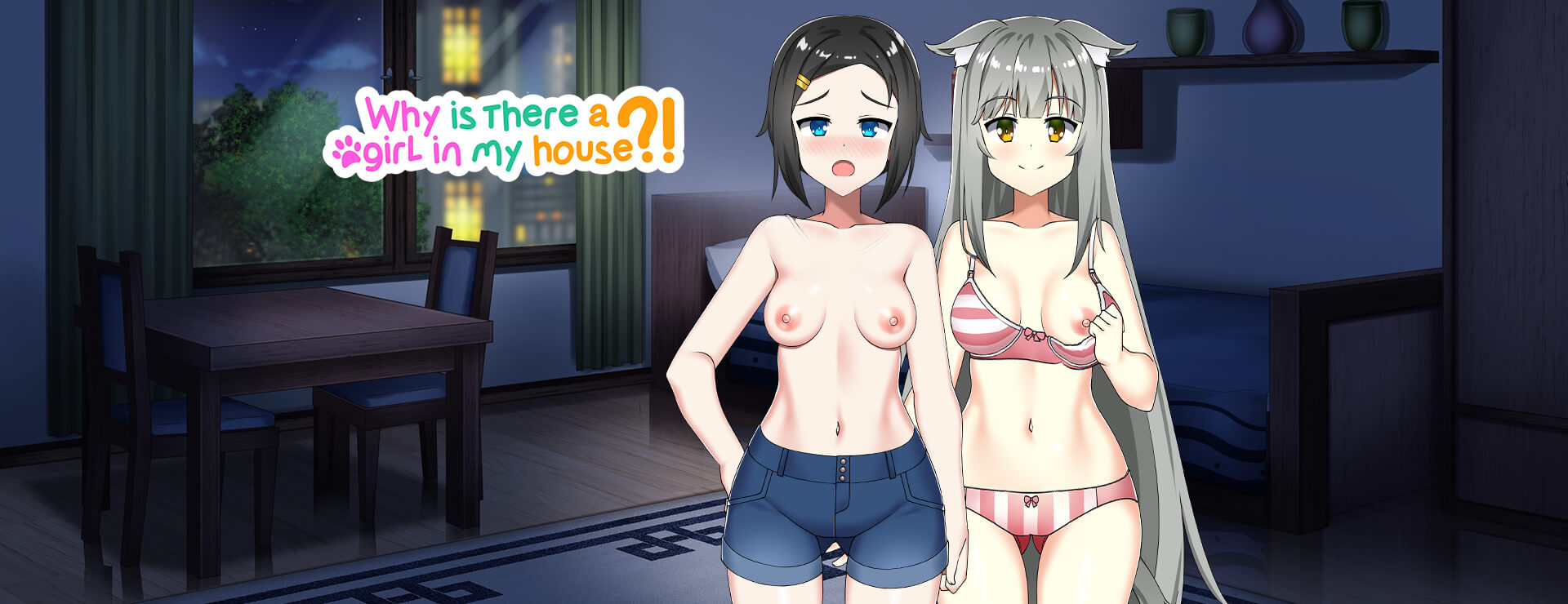 Why Is There A Girl In My House?! - ビジュアルノベル ゲーム