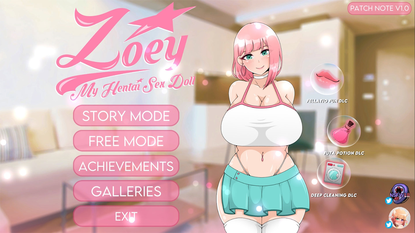 Zoey My Hentai Sex Doll 恋愛シミュレーション セックスゲーム  